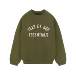 Essentials Crewneck Military Sweatshirt
