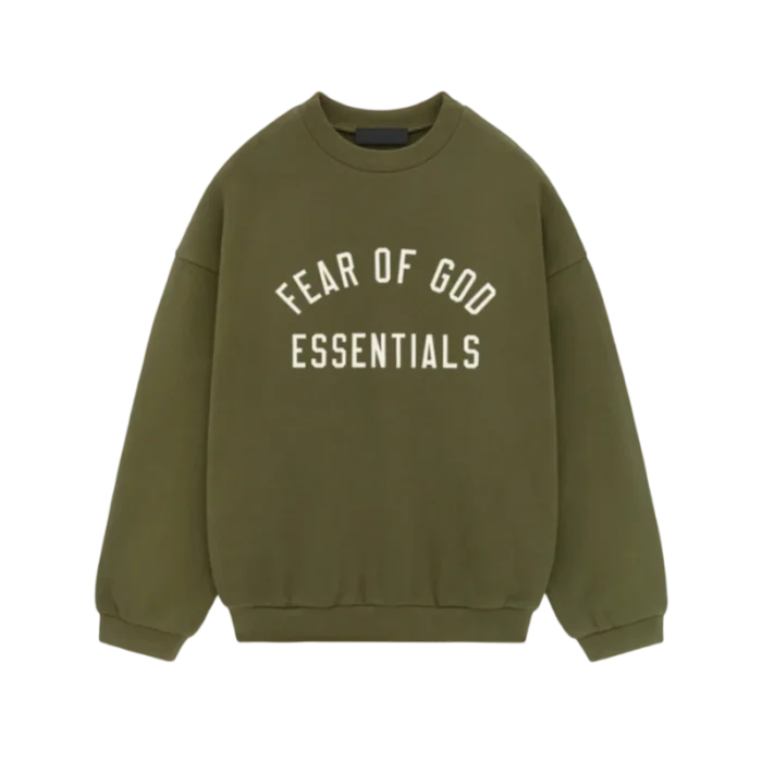 Essentials Crewneck Military Sweatshirt