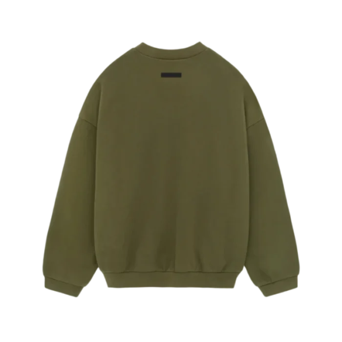Essentials Crewneck Military Sweatshirt Back in
