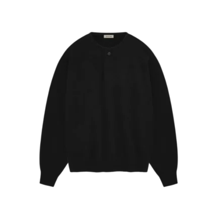 Essentials Knit Henley Sweatshirt