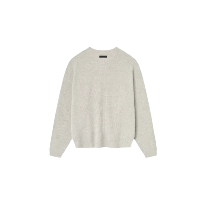 Essentials Waffle Stone Sweatshirt Back in