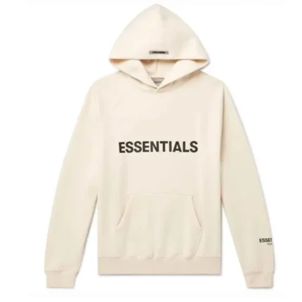 Beige Essentials Hoodie