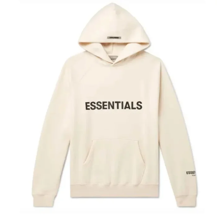Beige Essentials Hoodie