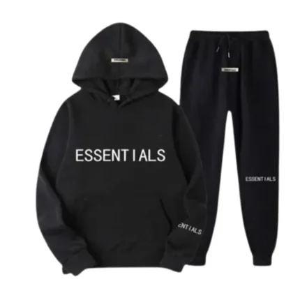 Black Essentials Tracksuit