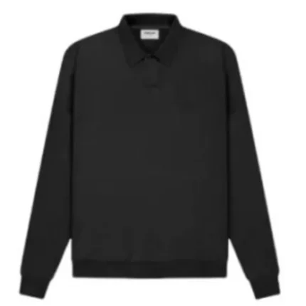 Black Long Sleeve Essentials Sweatshirt