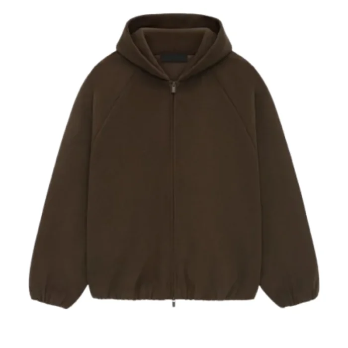 Essentials Brushed Hoodie Brown