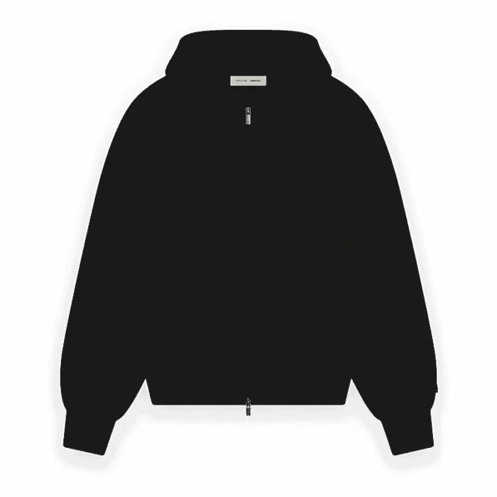 Essentials Heather Zip-Up Hoodie