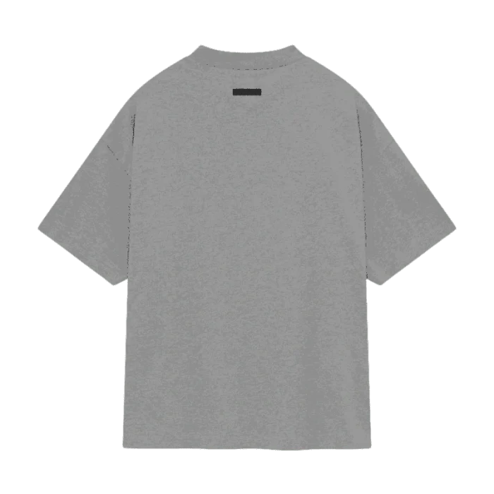 Essentials Dark Gray T-Shirt Back in