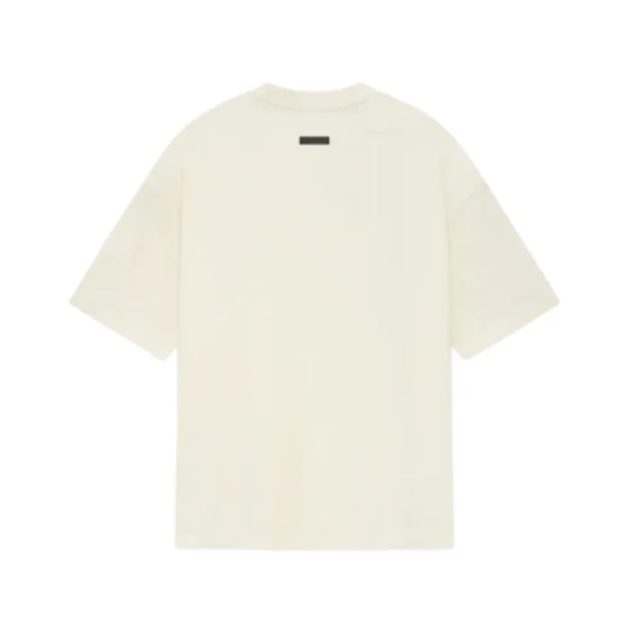 Essentials Fear of God Tee Cream back side