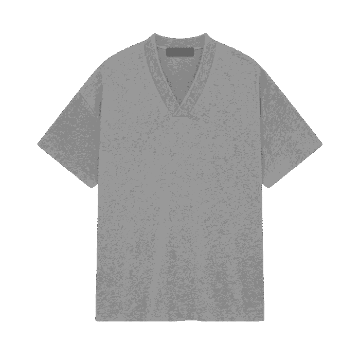 Essentials Gray V-Neck T-Shirt