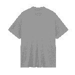 Essentials Gray V-Neck T-Shirt Back in