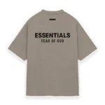 Essentials Heather Gray T-Shirt Back in