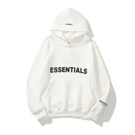ESSENTIALS Oversize White Hoodie