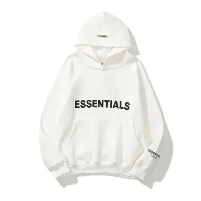 ESSENTIALS Oversize White Hoodie
