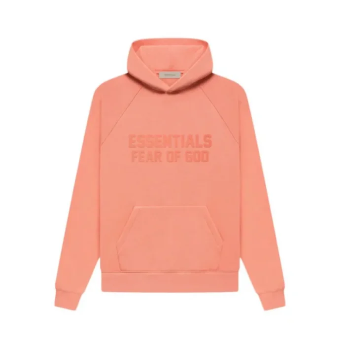 Pink Coral Essentials Hoodie