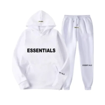 White Essentials Tracksuit