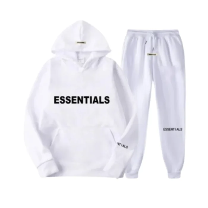 White Essentials Tracksuit